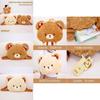 Cute Large Capacity Plush Bear Backpack With Soft Cotton Filling For Girls And Teens
