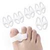 Double Ring Toe Separator: Day & Night Bunion Corrector for Overlapping Toes