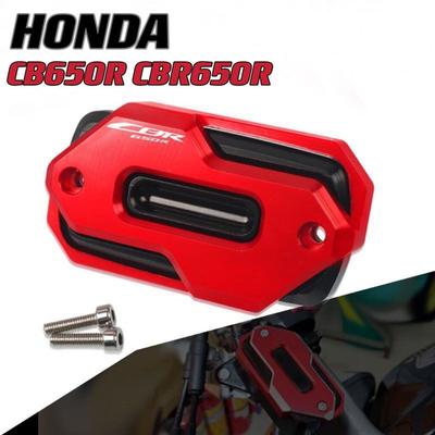 Motorcycle CNC Aluminum Front Brake Reservoir Fluid Tank Cover Oil Cap For Honda CB650R CBR650R CB CBR 650R 650
