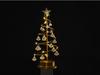 LED Iron Art Christmas Tree Night Light: Luminous Diamond Table Lamp for Holiday Décor