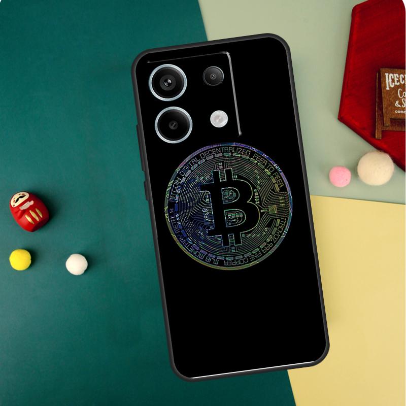 Bitcoin Case For Xiaomi Redmi Note 13 11 8 9 10 12 Pro 12S 11S 10S 9S Redmi 13C 9C 10C 12C Cover