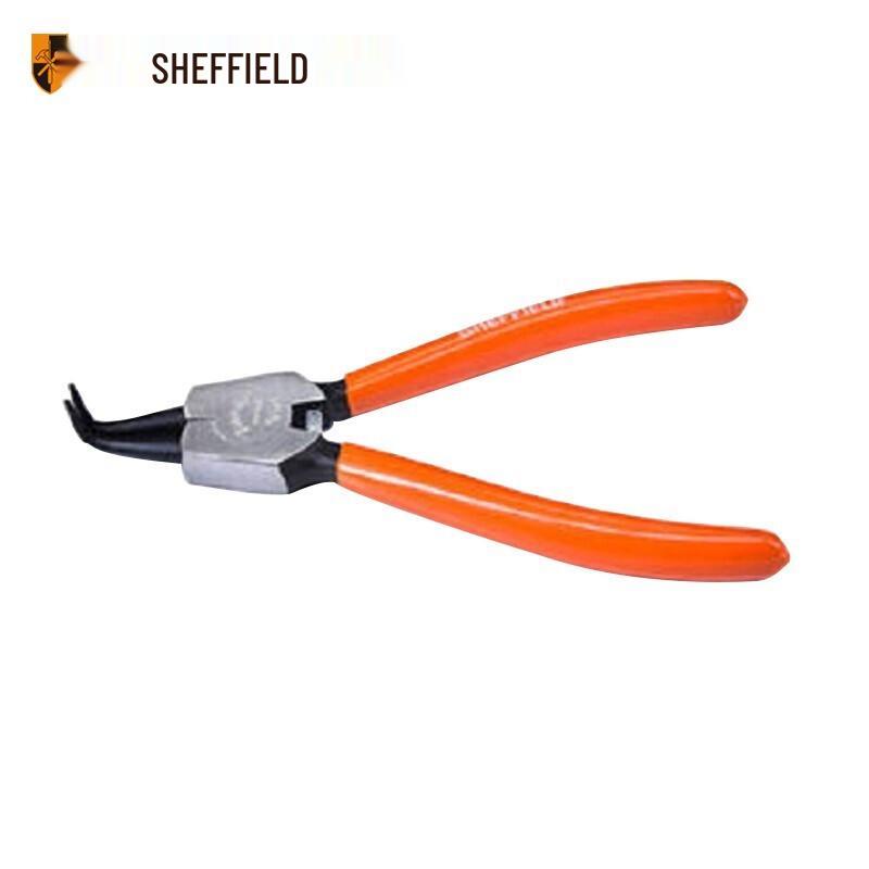 SHEFFIELD S047022 Bent Nose Circlip Plier 7 inch
