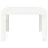 VidaXL Table de jardin blanc 59x47x40 cm PP 364728