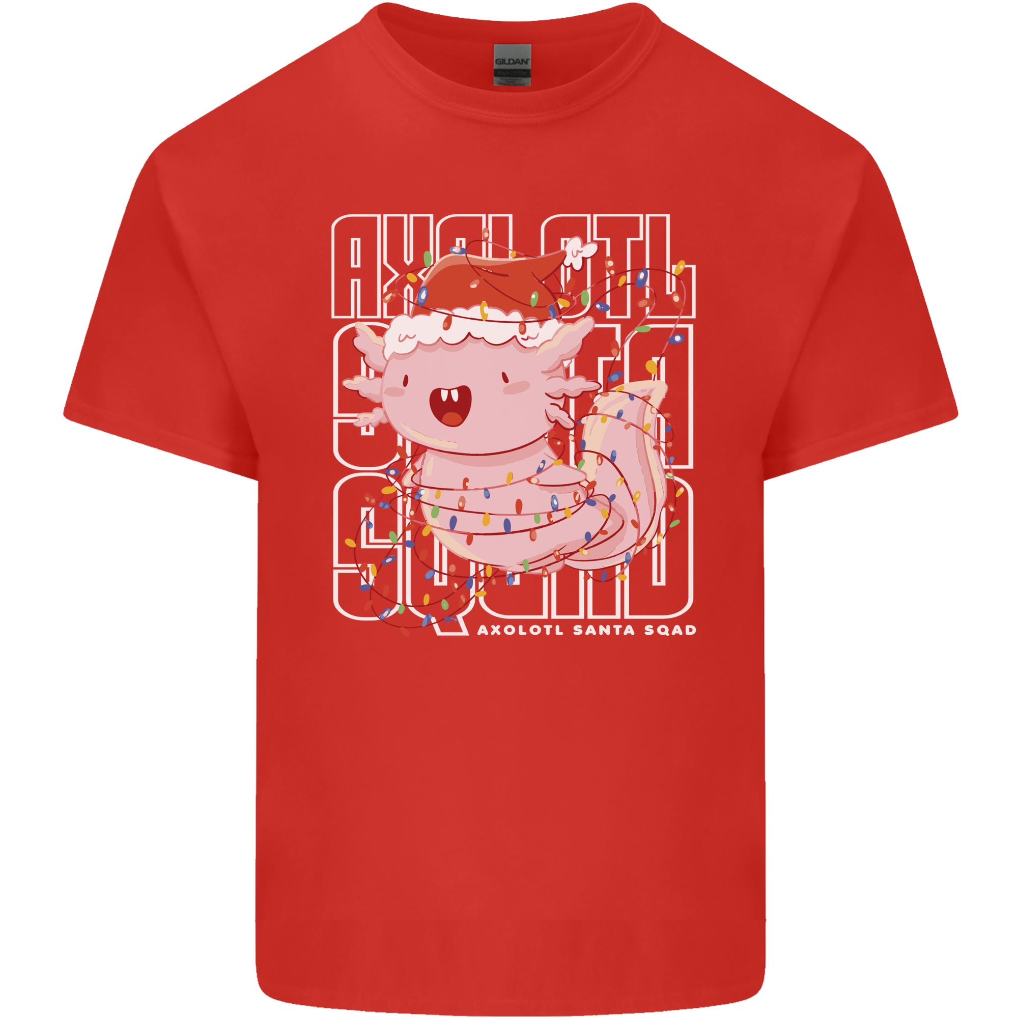 Christmas Axolotl Xmas Unisexs Light Cotton TShirt S