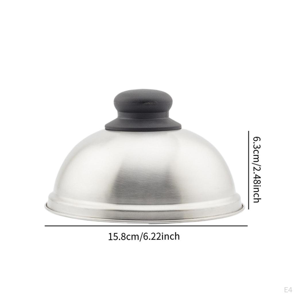 Kryt na burger sýrový tavící kupole nerezový pro dušení pro vnitřní i venkovní použití