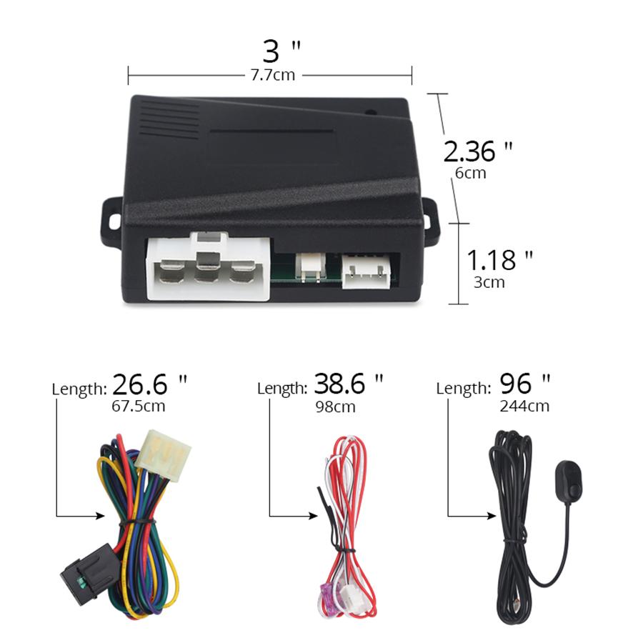 Automatic Headlight Control Light Sensor System ON/OFF Button For Car SUV 12V DC