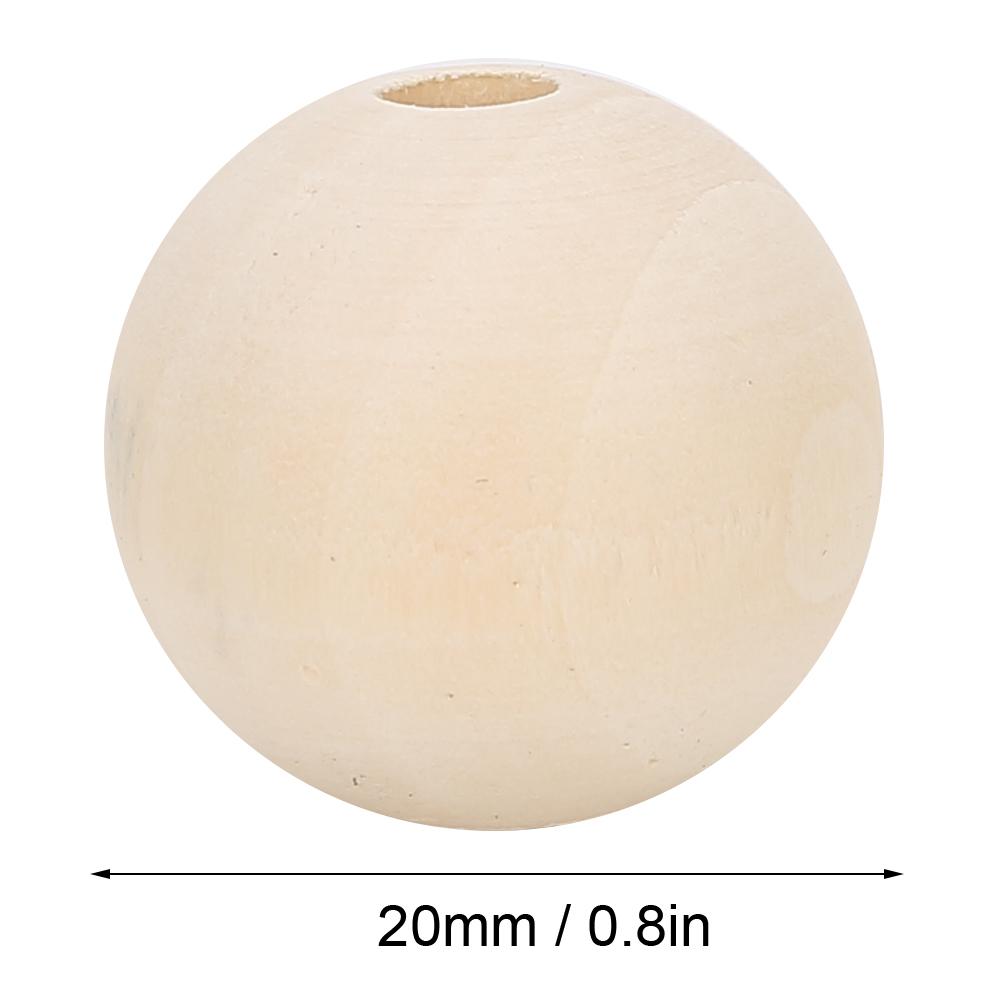 Round Bds Wooden Log Color Craft Bds for Jewelry Children Toys Making
