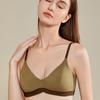 Non-marking Underwear Women Gathered Without Steel Ring Girls Bra Triangle Cup Flat-breasted Comfortable Bra