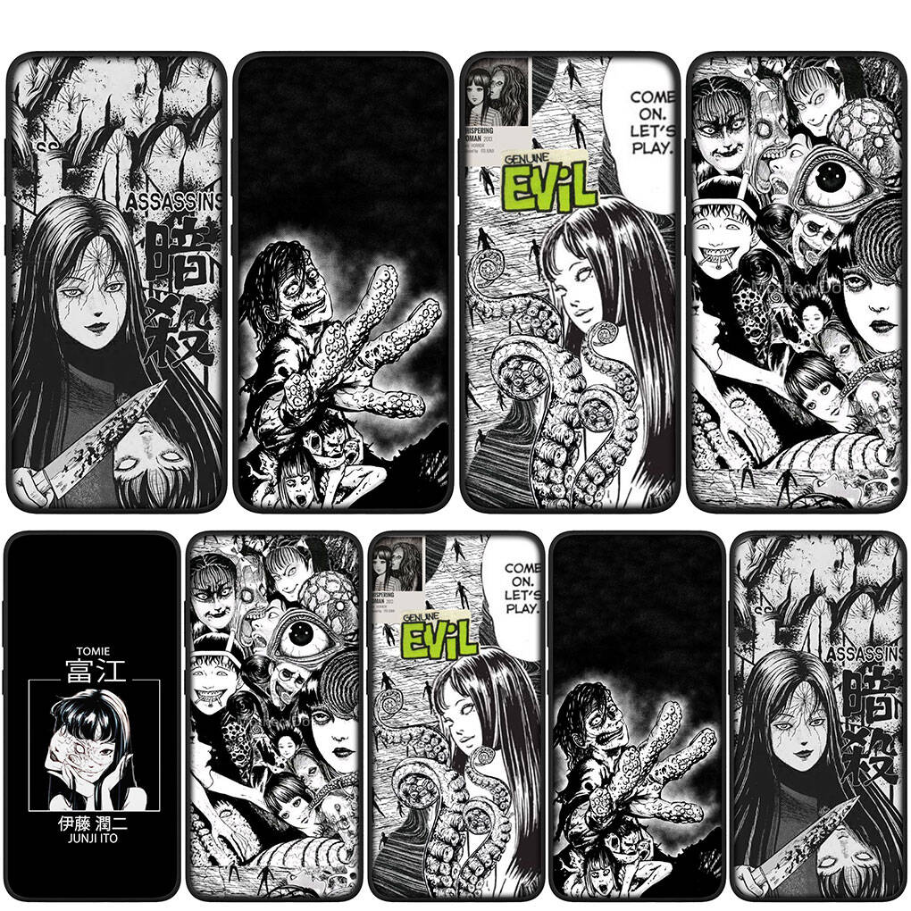 Cover for iPhone 17 16 15 Xiaomi Poco Redmi Note 14 13 12 8 Pro Max Samsung Galaxy S25 S24 S23 OPPO Huawei Tomie Junji Ito Collection Anime Phone Case