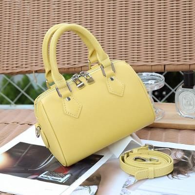 Douxiaozhu Genuine Leather Fashion Boston Bag
