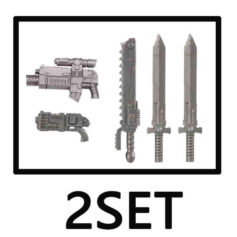 MOC War Building Blocks Movie Characters Soldier Weapons Accessories Rifle Heavy Demolition Pistol Mini Brick Gift Toy X018 DIY