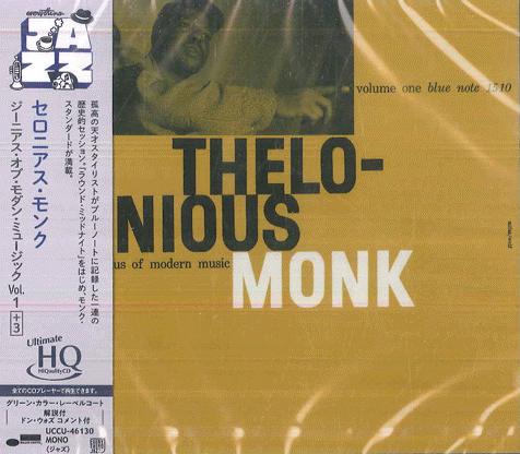 

CD THELONIOUS MONK Genius Of Modern Music Vol 1 3 UH UCCU46130 BLUE NOTE 2025 Japan Obi Jazz