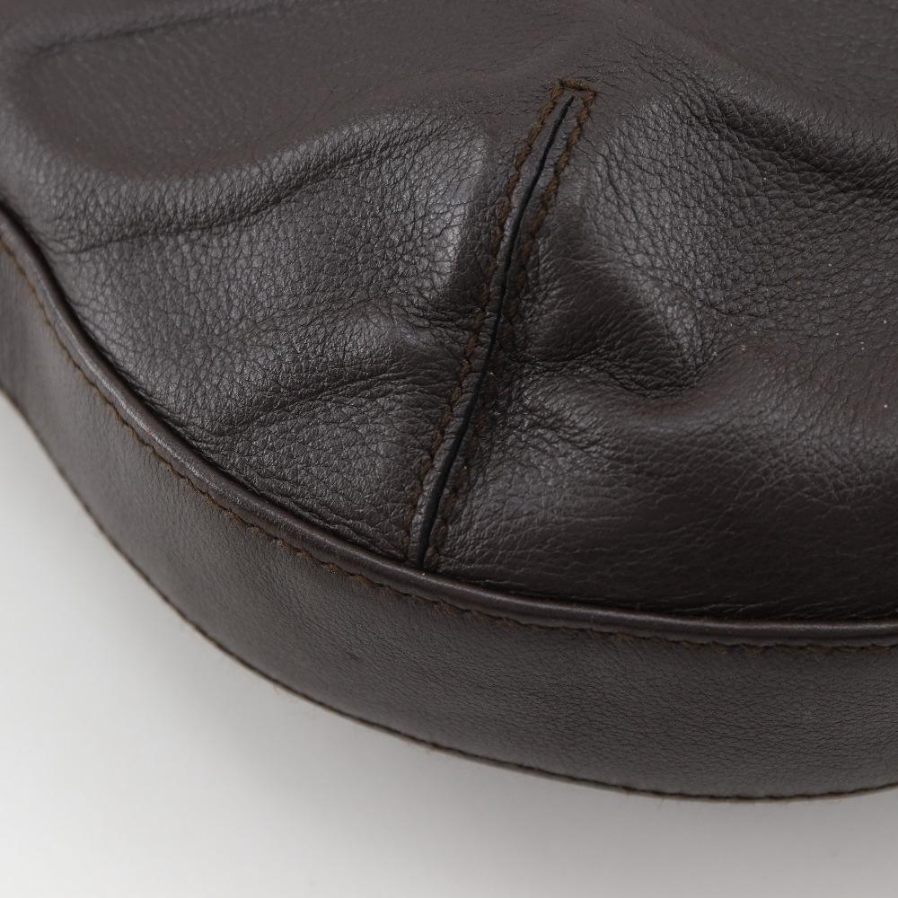 CARTIER PANTHERE Shoulder Bag Panther Hobo bag Brown leather Women Used