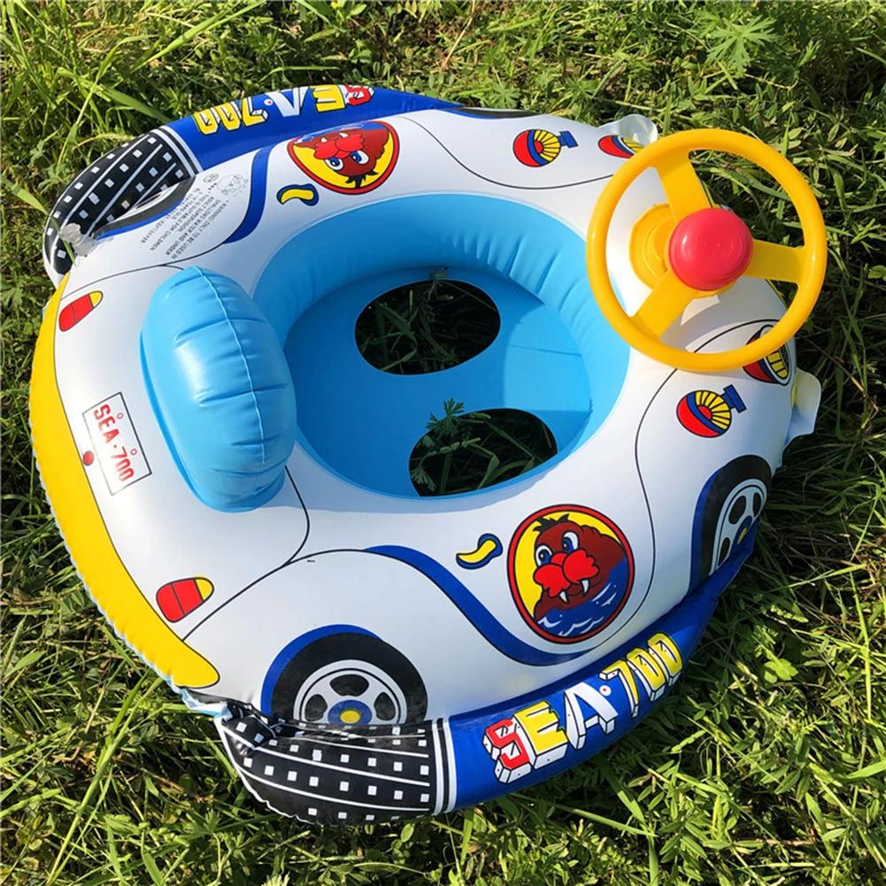 Float Swimming Ring for Kids Child Pool Toys Inflatable Pool Swimming Float Car Air Mattress Beach Party Pool Accessories