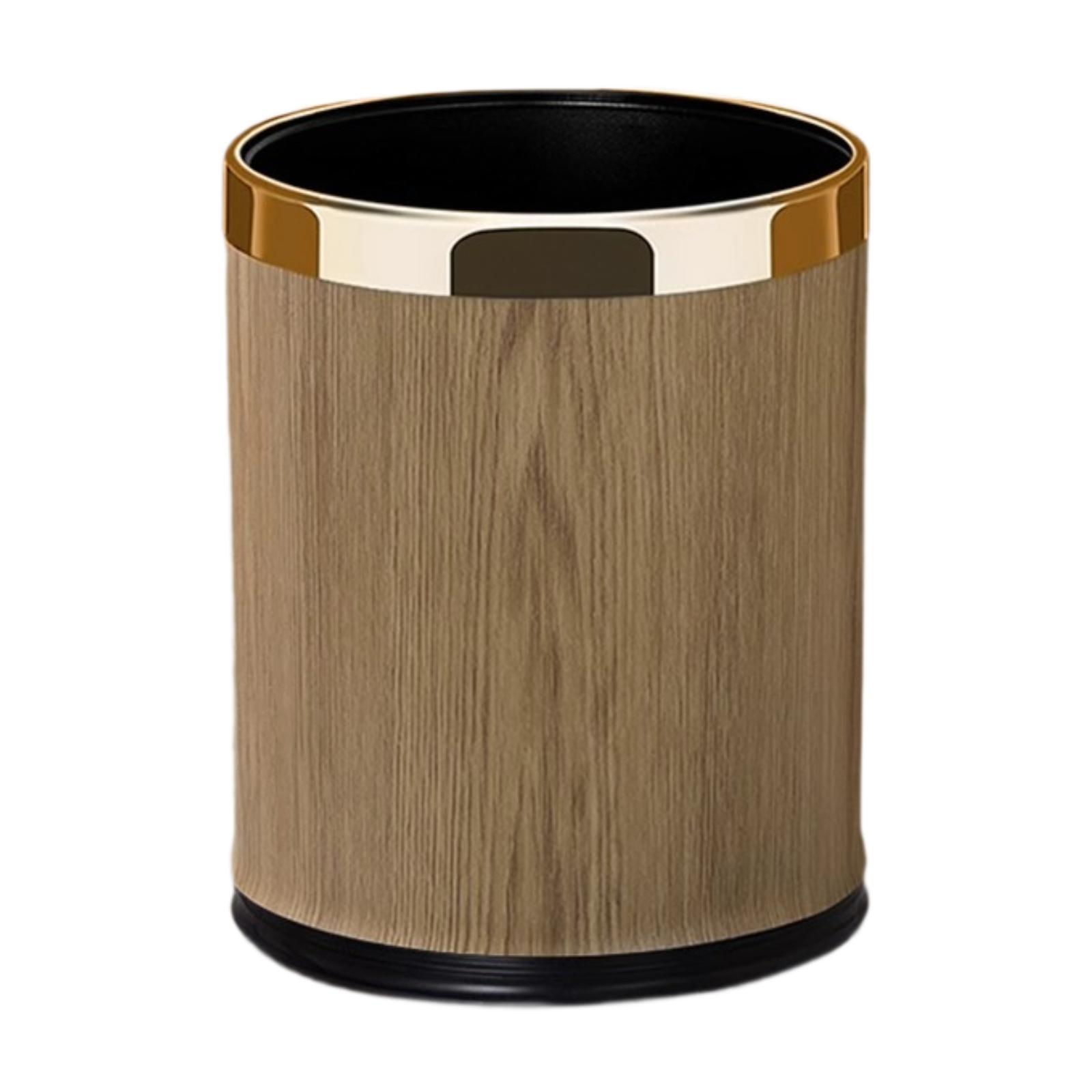 Trash Can Waste Basket Stylish Decorative Modern Trash Bin Garbage Can for Bathroom Home Kitchen Laundry Room Living Room