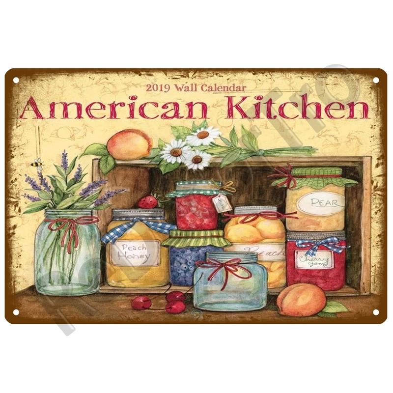 

Retro Tin Sign Poster Garden Vintage Wall Poster Metal Sign Decorative Wall Plate Flower Plaque Metal Vintage Decor Accessories 20x30cm