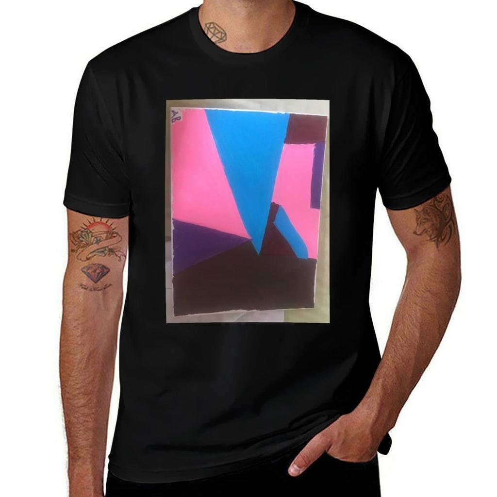 Messy and sensory artwork TShirt Street Style Casual Tee Shirt
