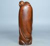 China Antique Boxwood Carved Ruyi Arhat Buddha Statue Home Decor Nice Figurines