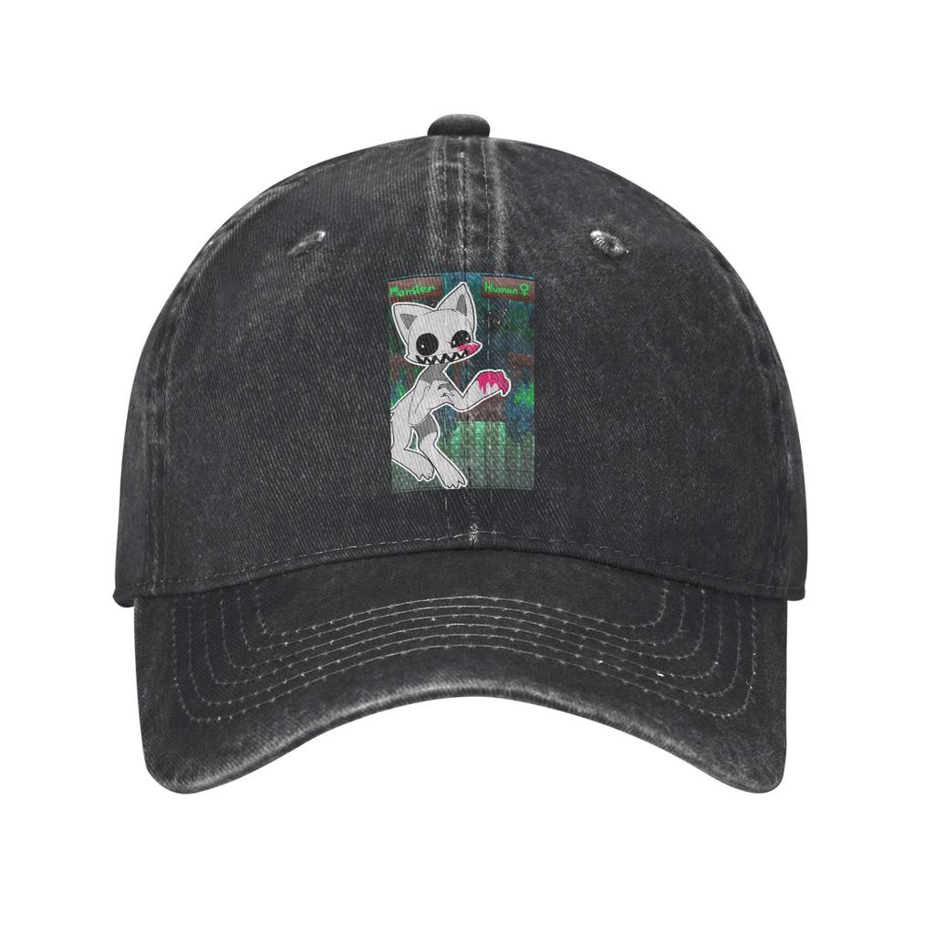 Zoonomaly Cartoon Steam Game  Washed Denim Cap Casual Baseball Caps Adjustable Hat Summer Unisex Baseball Hats