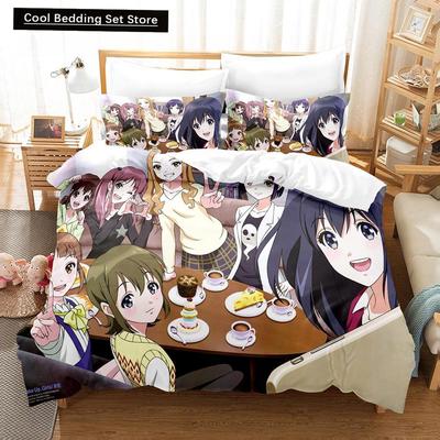 3D-Druck Anime Kawaii Wake Up, Girls! Bettwäscheset Einzelbett Twin Full Queen King Size Bettset Erwachsener Kind Schlafzimmer Bettbezugsets