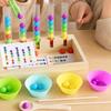 Bead Sorting Toy with Wooden Tray | hands-on Screen Play, Counting, Fine-Motor