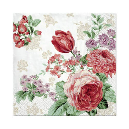 

Салфетка Paw Lunch 33см (20 шт.) (Таинственная роза)