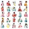 Twelve Flower Goddesses: 50 Watercolor Transparent Stickers - Exquisite DIY Journal & Suitcase Decor