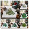House Entrance Carpet Home Door Mat Living Room Bath Foot Bathroom Non-slip Water Absorption Rugs Bath Merry Christmas Winter