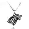 House Targaryen Dragon Necklace 'A Song of Ice And Fire' Metal Pendant Unisex Choker Jewelry for Fans