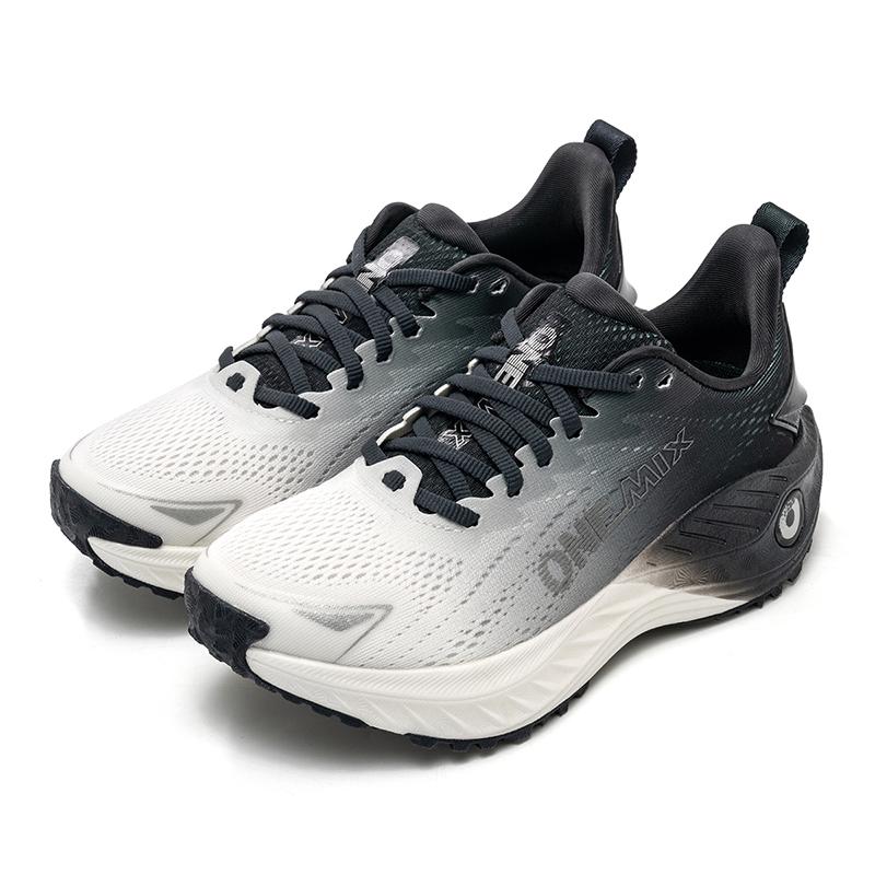 onemix Energetyczne buty do biegania dla mężczyzn Antypoślizgowe trampki Oddychająca siateczka Odkryty miękkie buty sportowe Buty sportowe Amortyzacja tenisówek do chodzenia