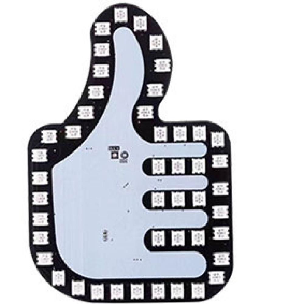 

Светодиодный светильник для жестов с дистанционным управлением, автомобильный светильник для пальцев, свет для жестов для автомобиля, грузовика, ручная лампа, автоаксессуары