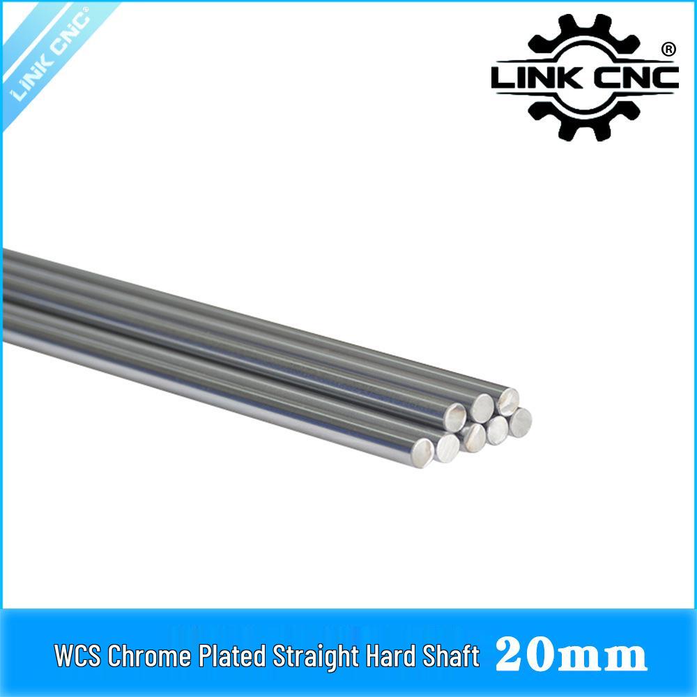 WCS20 Chrome-Plated Linear Optical Axis for CNC 3D Printer, 20mm Diameter, 200-3000mm Length 200mm (1 piece)