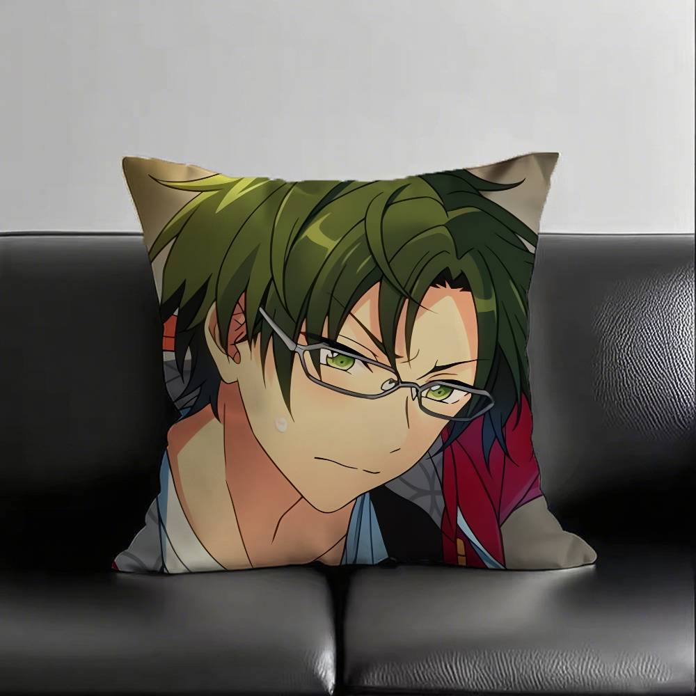 1pc Keito Hasumi Pillow Case Fashion Square Pillowcase Bedroom Sofa Room Ins Decoration Leisure