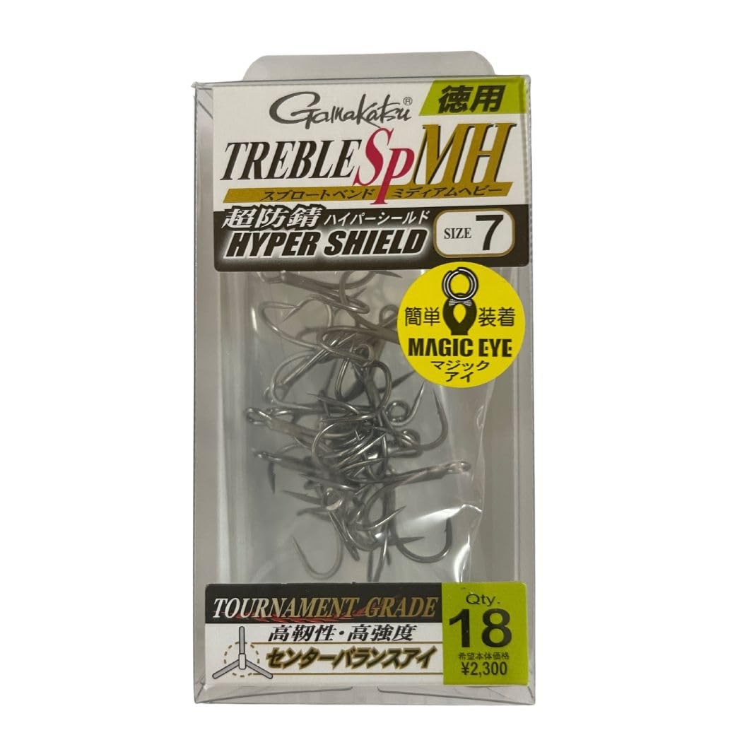 

Gamakatsu Treble Hook Rose Value Treble SP-MH (ГЭС) # 7