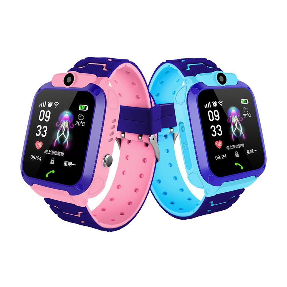 GPS Smartwatch Phone para niños - Reloj de teléfono impermeable con localizador  GPS Chat de voz Boy Girl Watch por padres Compatible con iOS / Android  comprar a buen precio — entrega