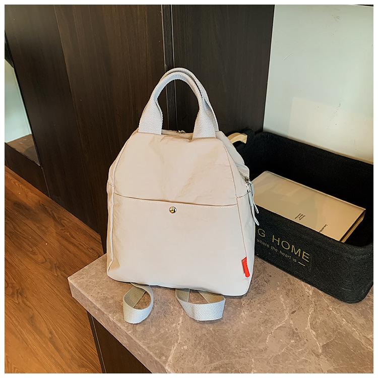 Schoolbag Backpack Small Fashion Travel Backpack New Trendy Backpack Single Shoulder Portable Multifunctional Lightweight Bag