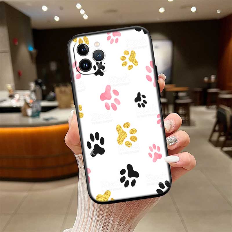 

NH19 dog footprint Paw New High-End Shell Phone Case for iPhone SE X XS XR 16E 17 11 Pro Max 8 7 6 6s Plus Air iPhone17 Pro Max