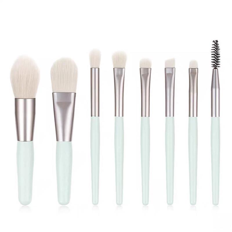 8 Pcs Cosmetics Foundation Blush Powder Eyeshadow Blending Makeup Brush Soft Fluffy Makeup Brushes Beauty Tools Make Up Brushes