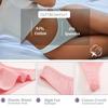 FINETOO 3PCS/Set Women's Cotton Thongs  Sexy G-String Panties Low Rise Underwear Female Breathable Soft Lingerie Solid Color Underpants