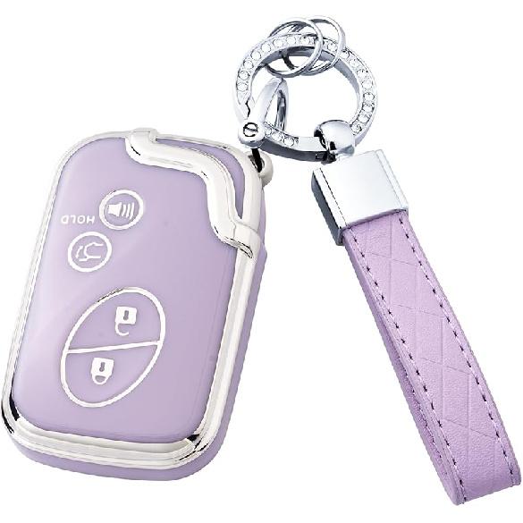 Key Fob Cover With Keychain For Lexus RX350 RX450 GX460 LX570 CT200H 2009-2015