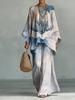 1116 New Bohemian large size casual suit loose version holiday style two-piece set