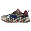 Li Ning Cat Paw Fashion Cushioning, Wear Resistant Low top Sports Casual Shoes Men's Royal Blue Gray AGLQ013-10