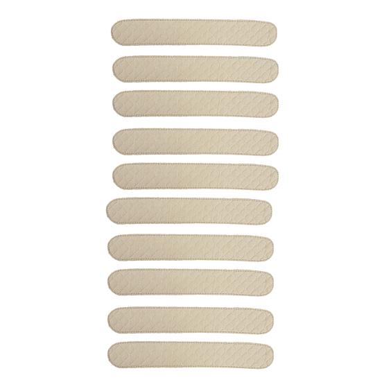 xiaobudian 1/5/10Pcs Cotton Bra Liner, Under-Breast Sweat Absorber Pads, Washable Moisture Wicking Boob Pad, Women Sweating Supplies