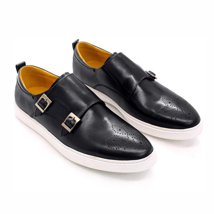 Men`S Summer Casual Leather Shoes, First‑Layer