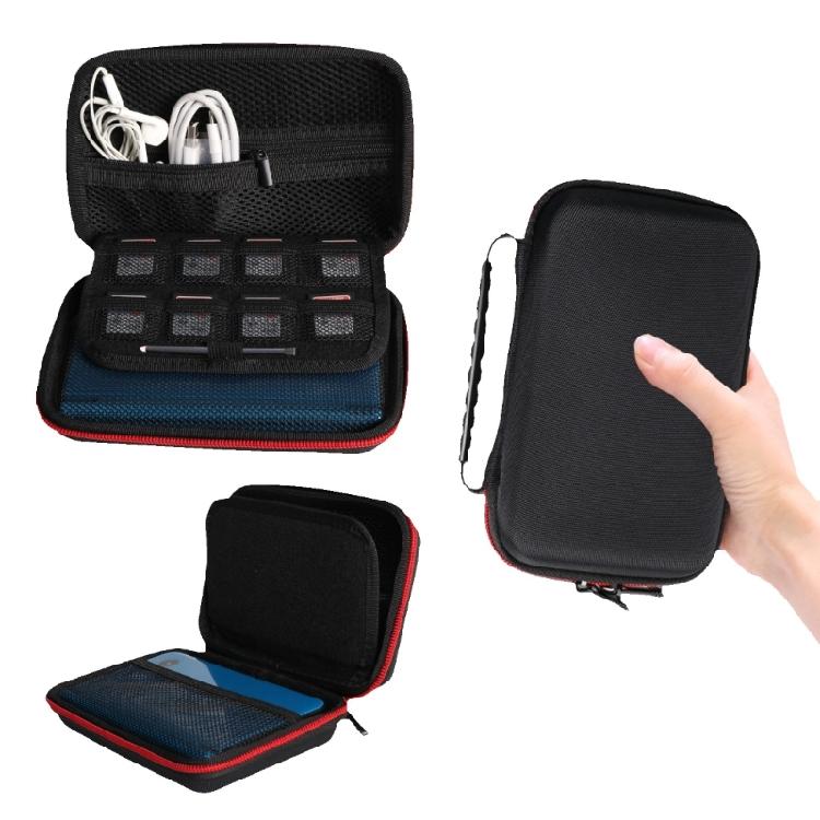 EVA Carrying Case for Game Console Scratchproof Storage Box Game Console Shockproof Protector Case with Card Slot Pocket