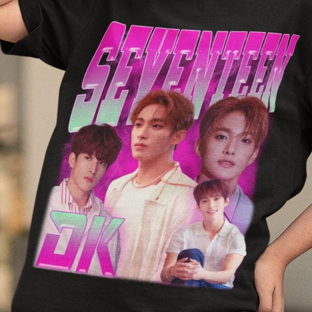 DK Seventeen Shirt DK Seventeen Kpop Rapper 90#039;s Shirt dk Seventeen Korean Ts Unisex T-Shirt M