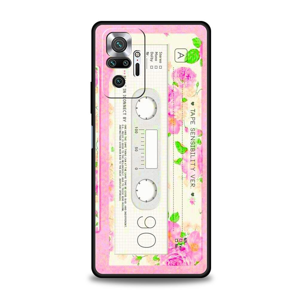 Handyhülle für Xiaomi Redmi Note 14 13 12 5G 9S 10 11 Pro Plus 4G 9T 14C 13C 12C 10C 9C 9A Hülle Retro Vintage Altes Kassettenband