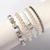 Pack of 5 Fashionable Crystal Bead Bracelet Elegant Crystal Bead Bracelets Perfect for Everyday Wear Gatherings