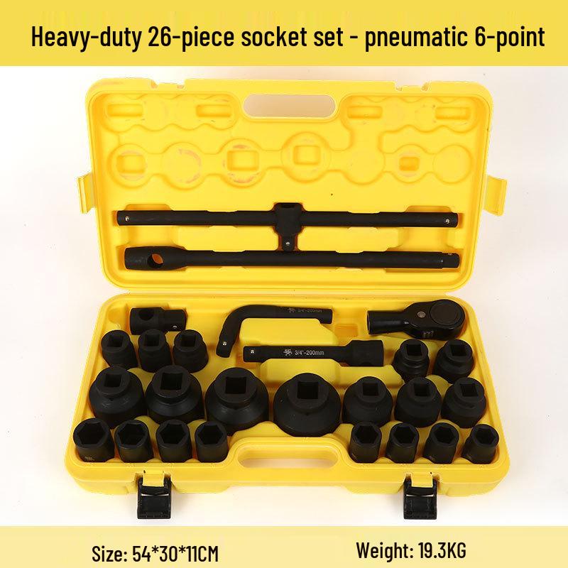 32-Piece Socket Wrench and Ratchet Set for Automotive Repair