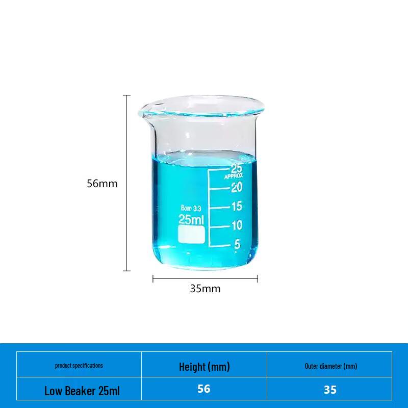 Borosilicate Glass Lab Beaker with Scale